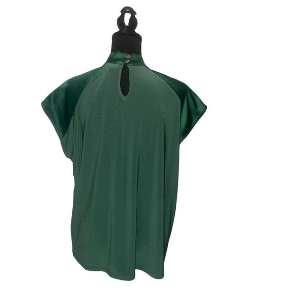 NINE WEST BEAUTIFUL EMERALD BLOUSE - Picture 2 of 2
